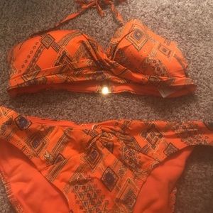 Bustier Bandeau Bikini Set w/extra Bottoms